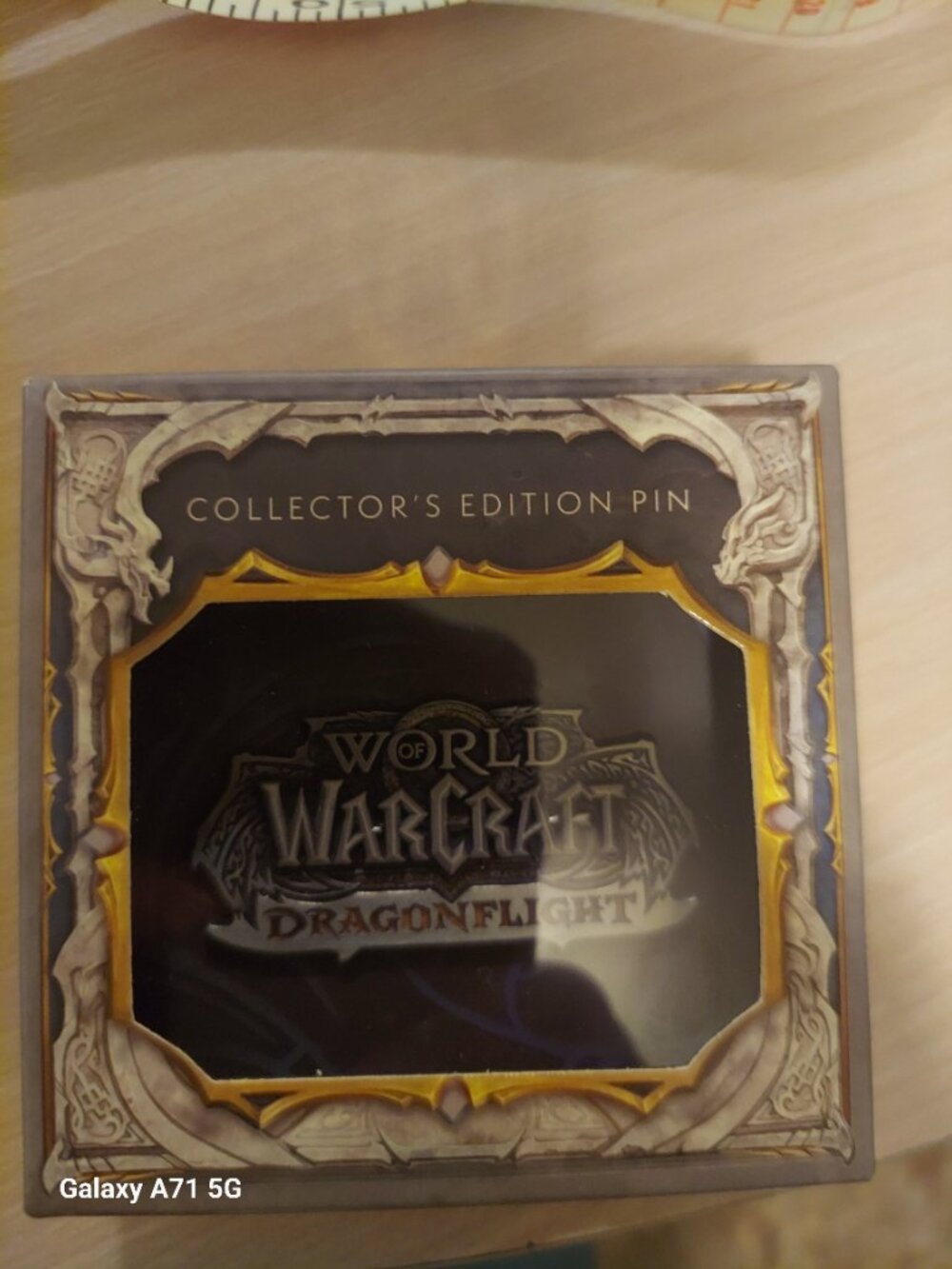 Limited Edition World of War craft Dragon Flight Collector's Edition Pin